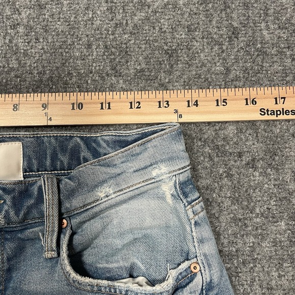 Mother Superior The Tomcat Women's Jeans Distressed Washed Blue Denim Sz 28 - Picture 5 of 15